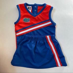 EUC 2-piece Florida Gators Infant Cheerleader Outfit
